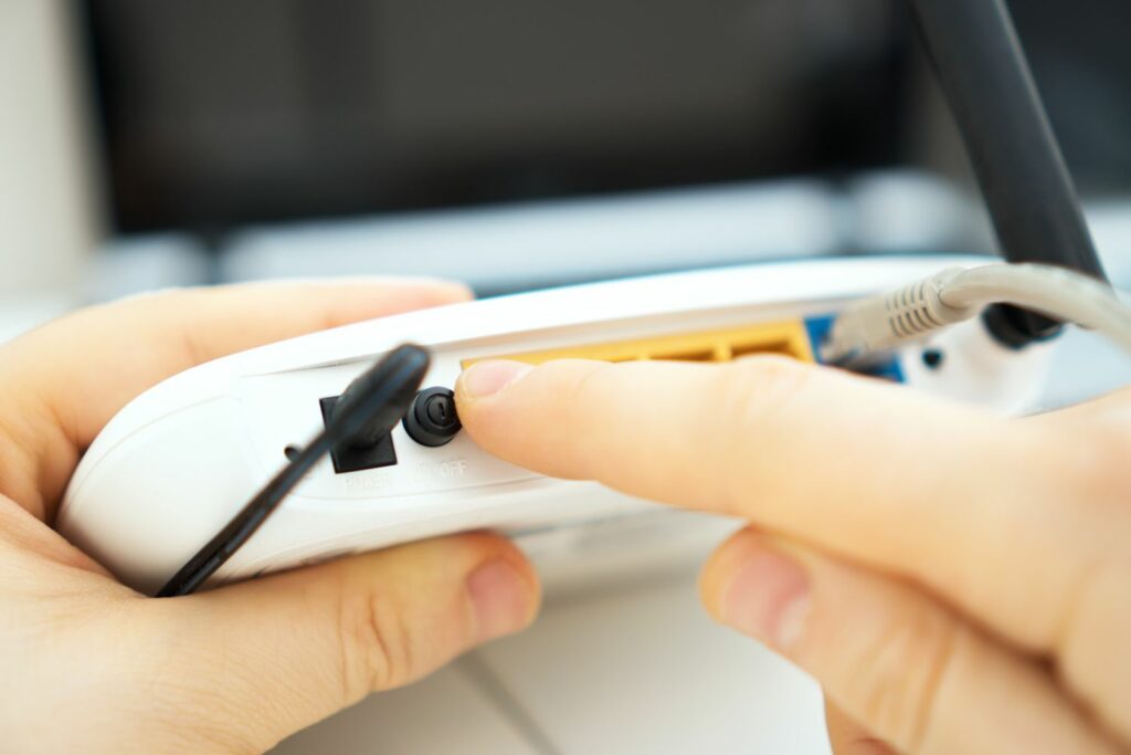 wlan signal verbessern: Router neustarten