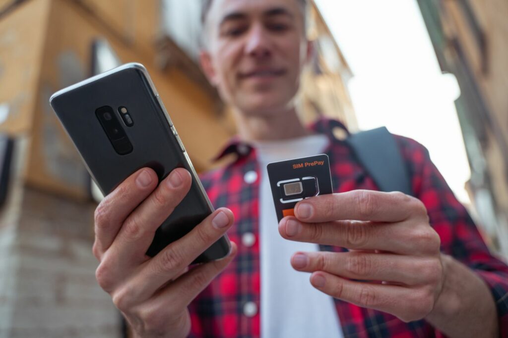 mobiles WLAN: SIM-Karte