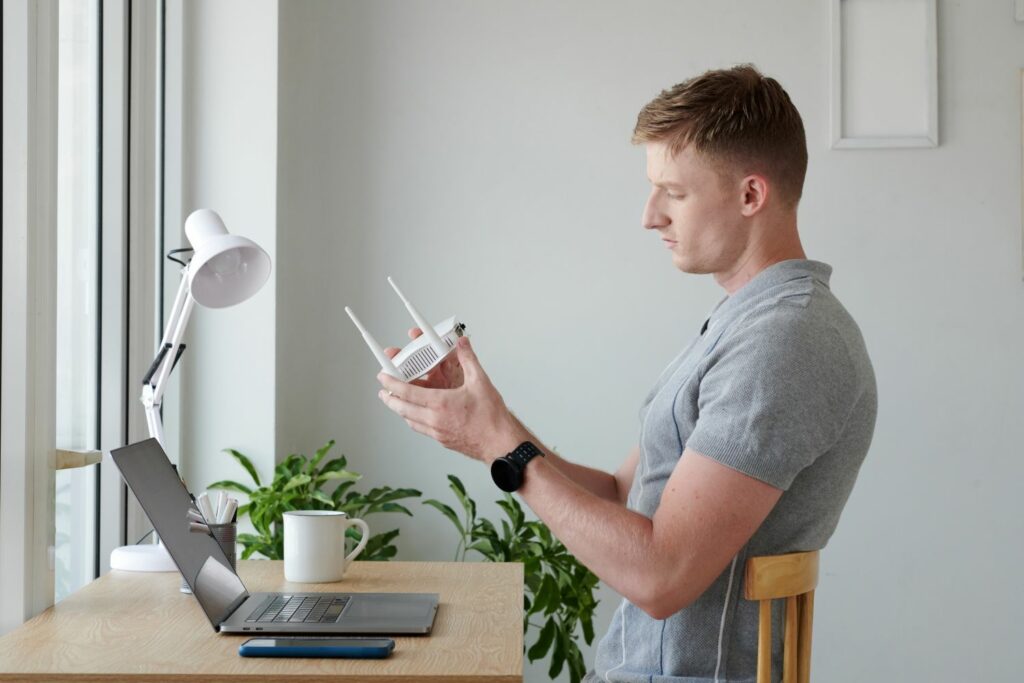 Router neu starten: Zurücksetzen